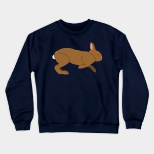 Chocolate Bunny Rabbit for Easter Day and Every Day Crewneck Sweatshirt